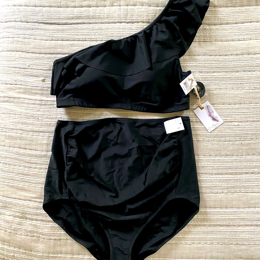 NWT Jessica Simpson Maternity Swimsuit Large